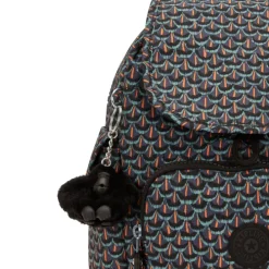 Kipling City Pack Mini prt ac geo feather