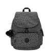Kipling City Pack S prt ac geo feather