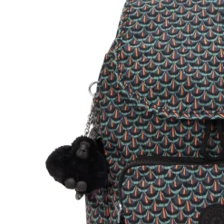Kipling City Pack S prt ac geo feather