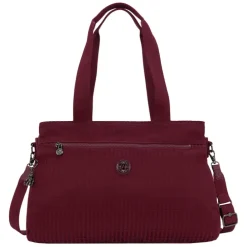 Kipling Elysia Work E e jq maroon tile jacquard