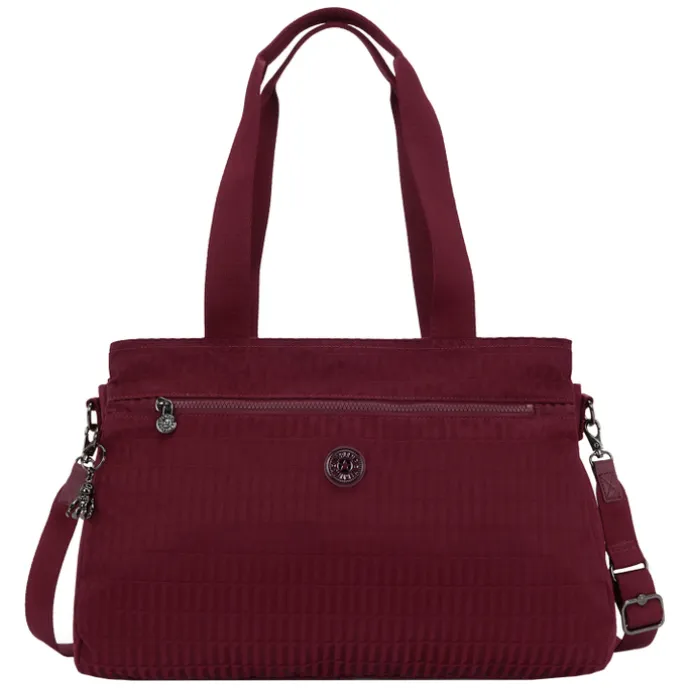 Kipling Elysia Work E e jq maroon tile jacquard