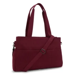 Kipling Elysia Work E e jq maroon tile jacquard