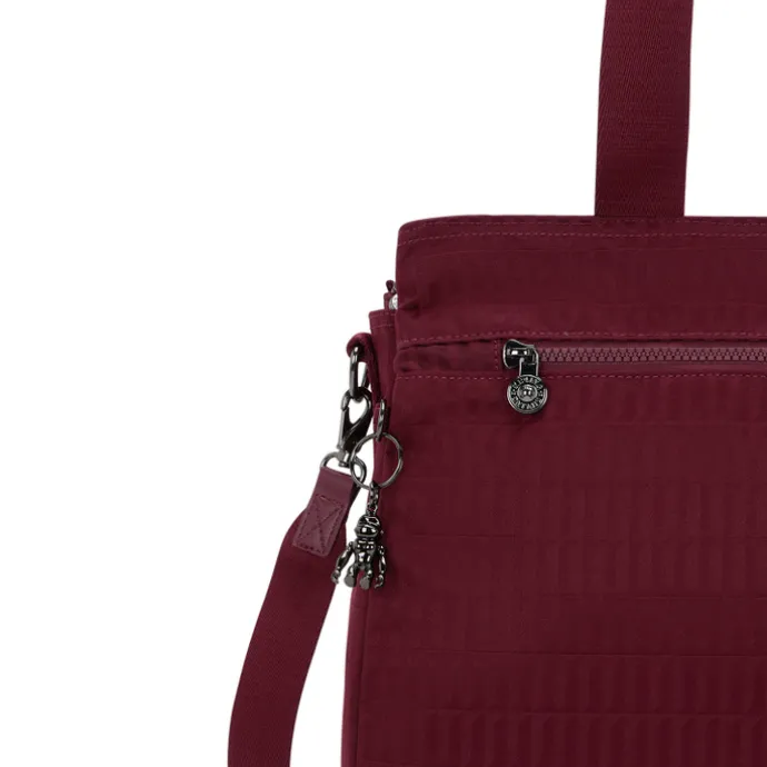 Kipling Elysia Work E e jq maroon tile jacquard