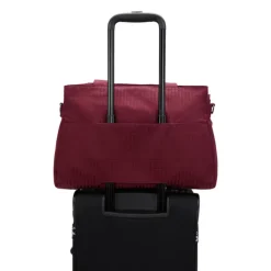 Kipling Elysia Work E e jq maroon tile jacquard