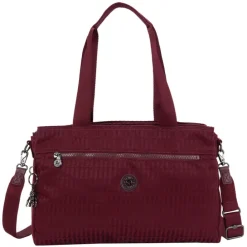 Kipling Elysia Work S e jq maroon tile jacquard