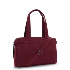 Kipling Elysia Work S e jq maroon tile jacquard