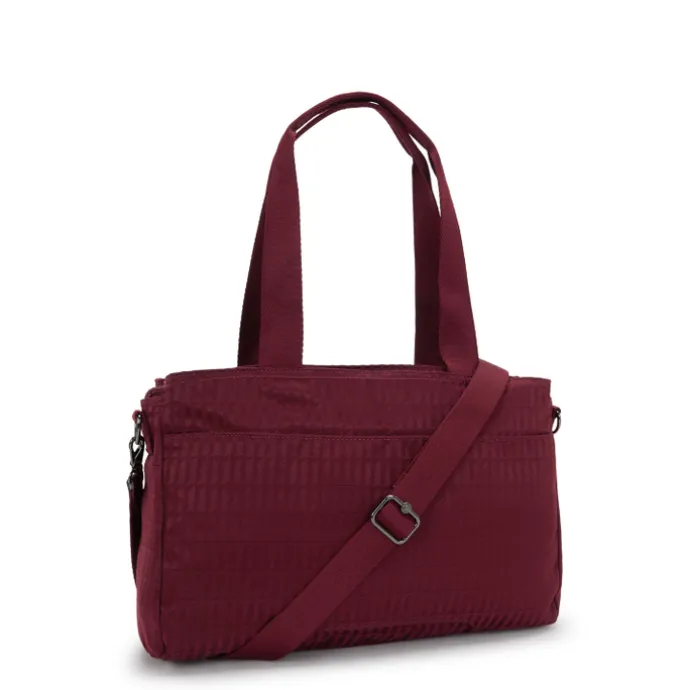 Kipling Elysia Work S e jq maroon tile jacquard