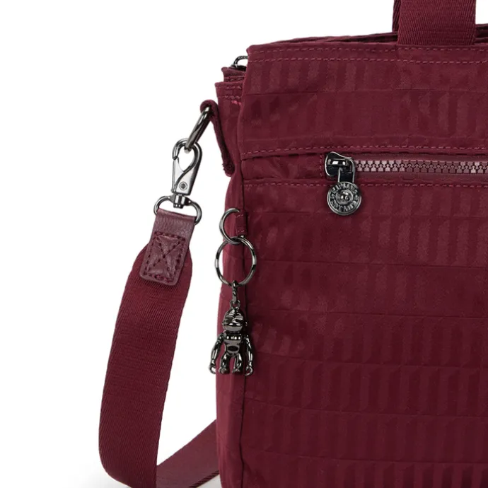 Kipling Elysia Work S e jq maroon tile jacquard