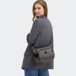 Kipling Gabbie S prt ac geo feather
