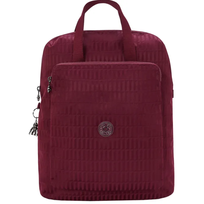 Kipling Kazuki ej maroon tile jacquard