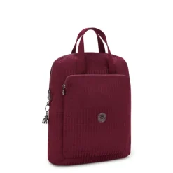 Kipling Kazuki ej maroon tile jacquard
