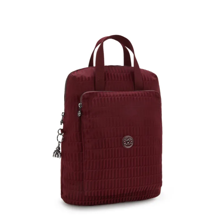 Kipling Kazuki ej maroon tile jacquard