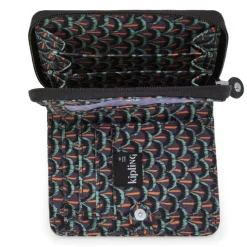 Kipling Money Love prt ac geo feather