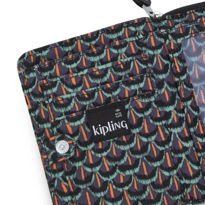 Kipling Money Love prt ac geo feather