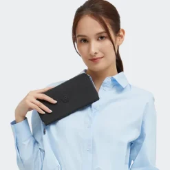 Kipling Money World Wallet black noir