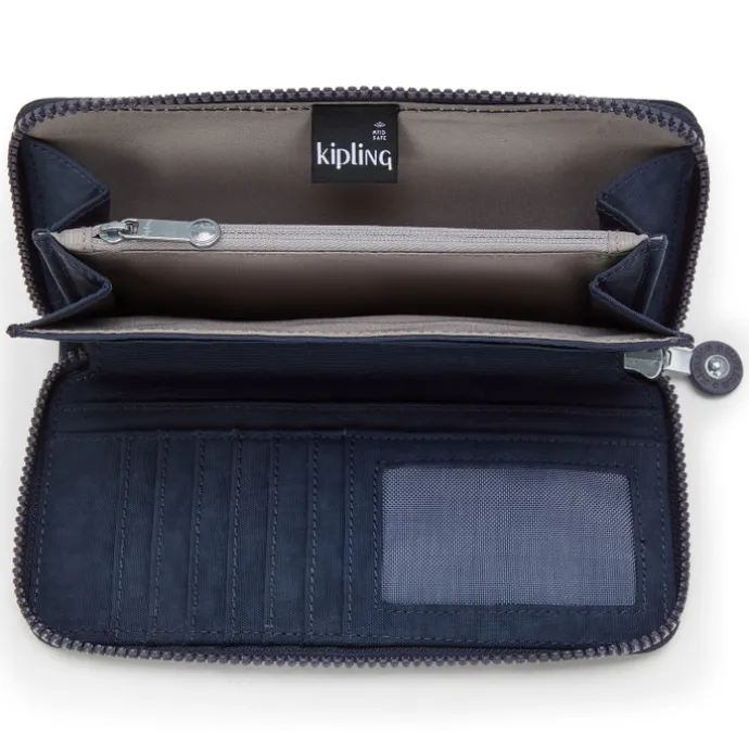 Kipling Money World Wallet blue bleu2