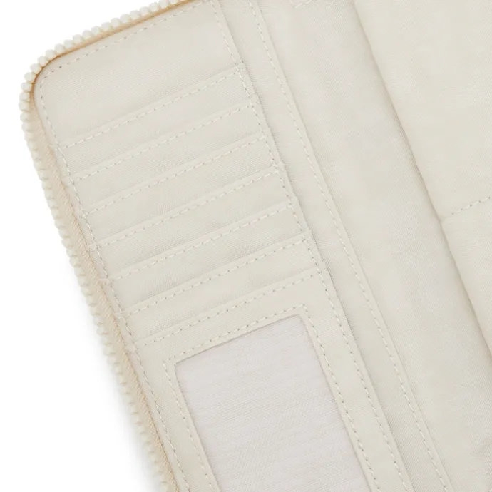 Kipling Money World Wallet hideaway beige