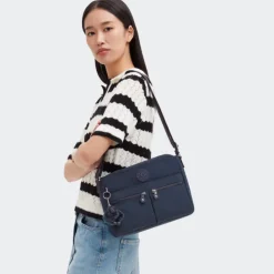 Kipling New Angie Shoulderbag blue bleu2