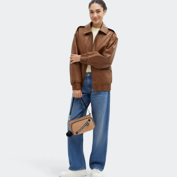 Kipling New Milos y2k early tan heritage