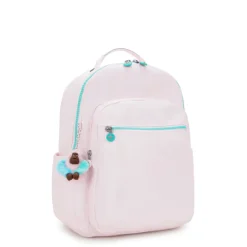 Kipling Seoul College pink met