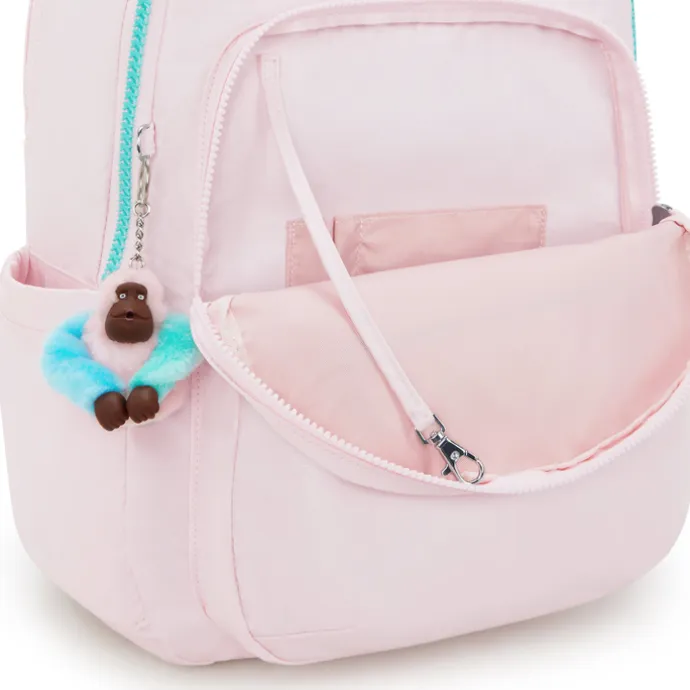 Kipling Seoul College pink met