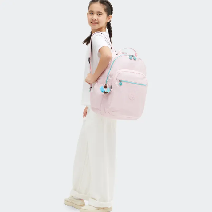 Kipling Seoul Lap pink met