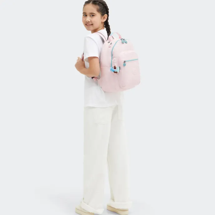 Kipling Seoul S pink met