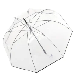Knirps C.760 Stick Transparent solid black