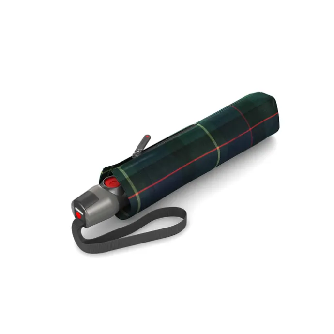 Knirps T.200 Medium Duomatic check hunter