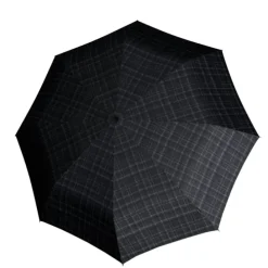 Knirps T-200 Medium Duomatic Paraplu checks black