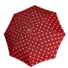 Knirps T-200 Medium Duomatic Paraplu dot art red