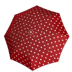 Knirps T-200 Medium Duomatic Paraplu dot art red