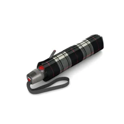 Knirps T-200 Medium Duomatic Paraplu checked 528