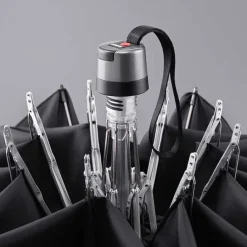 Knirps T.760 Stick Automatic Paraplu black