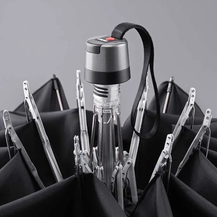 Knirps T.760 Stick Automatic Paraplu black
