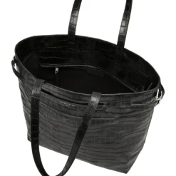 Liebeskind Lora Croco Tote L black