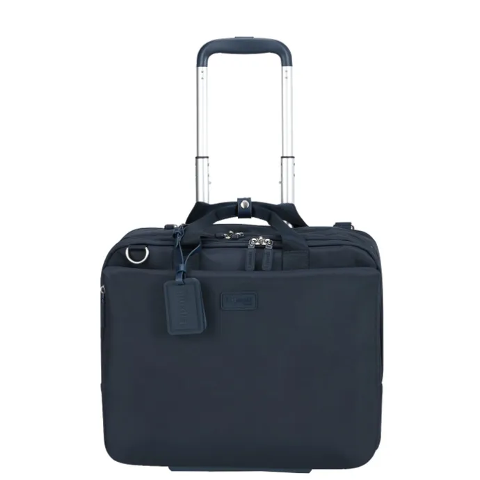 Lipault 4BIZ Rolling Tote carbon blue