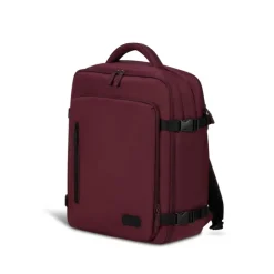 Lipault City Plume Travel Backpack bordeaux
