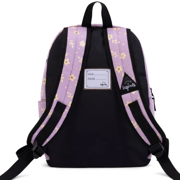 Little Legends Backpack L lila flower