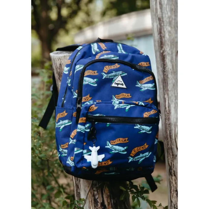 Little Legends Backpack L football plane