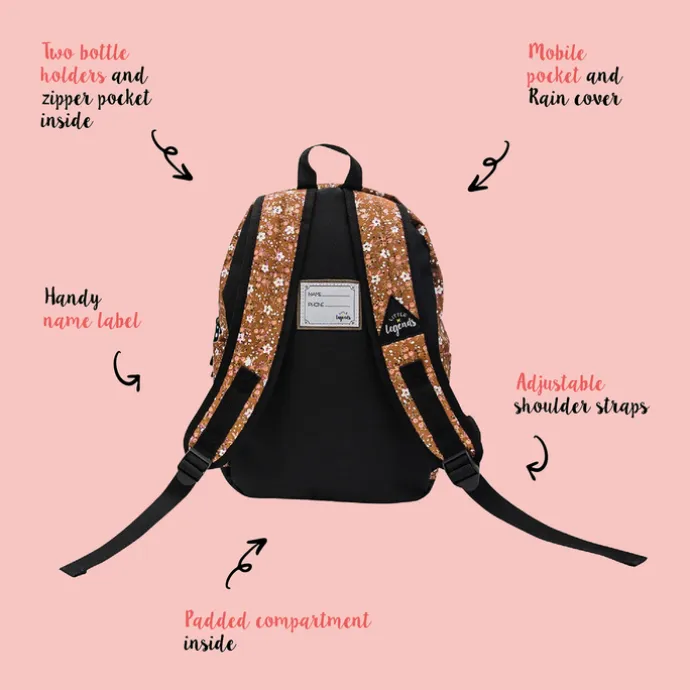 Little Legends Backpack L vintage flower