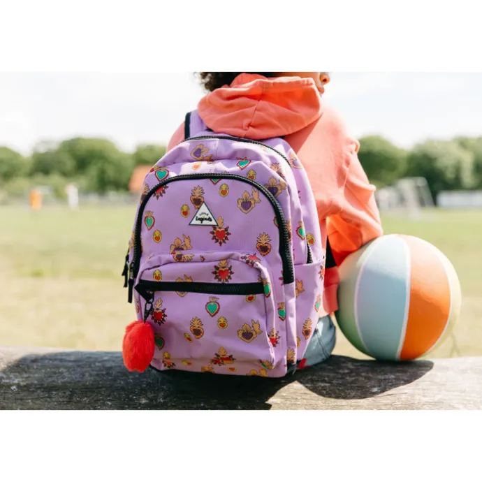 Little Legends Backpack L milagros heart lilac