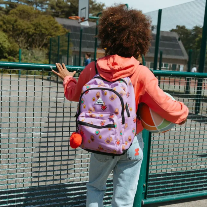 Little Legends Backpack L milagros heart lilac