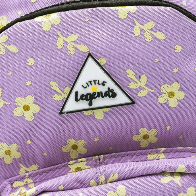 Little Legends Backpack S lila flower