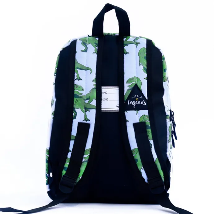 Little Legends Dino Backpack L groen / wit