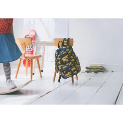 Little Legends Tiger navy blue Backpack L donker blauw