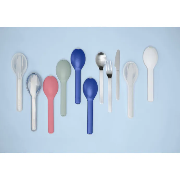 Mepal Ellipse Cutlery 3-Pieces vivid blue
