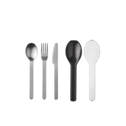 Mepal Ellipse Cutlery 3-Pieces nordic black