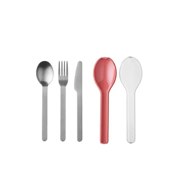 Mepal Ellipse Cutlery 3-Pieces vivid mauve