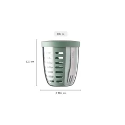 Mepal Ellipse Fruit & Veggie Pot vivid mauve